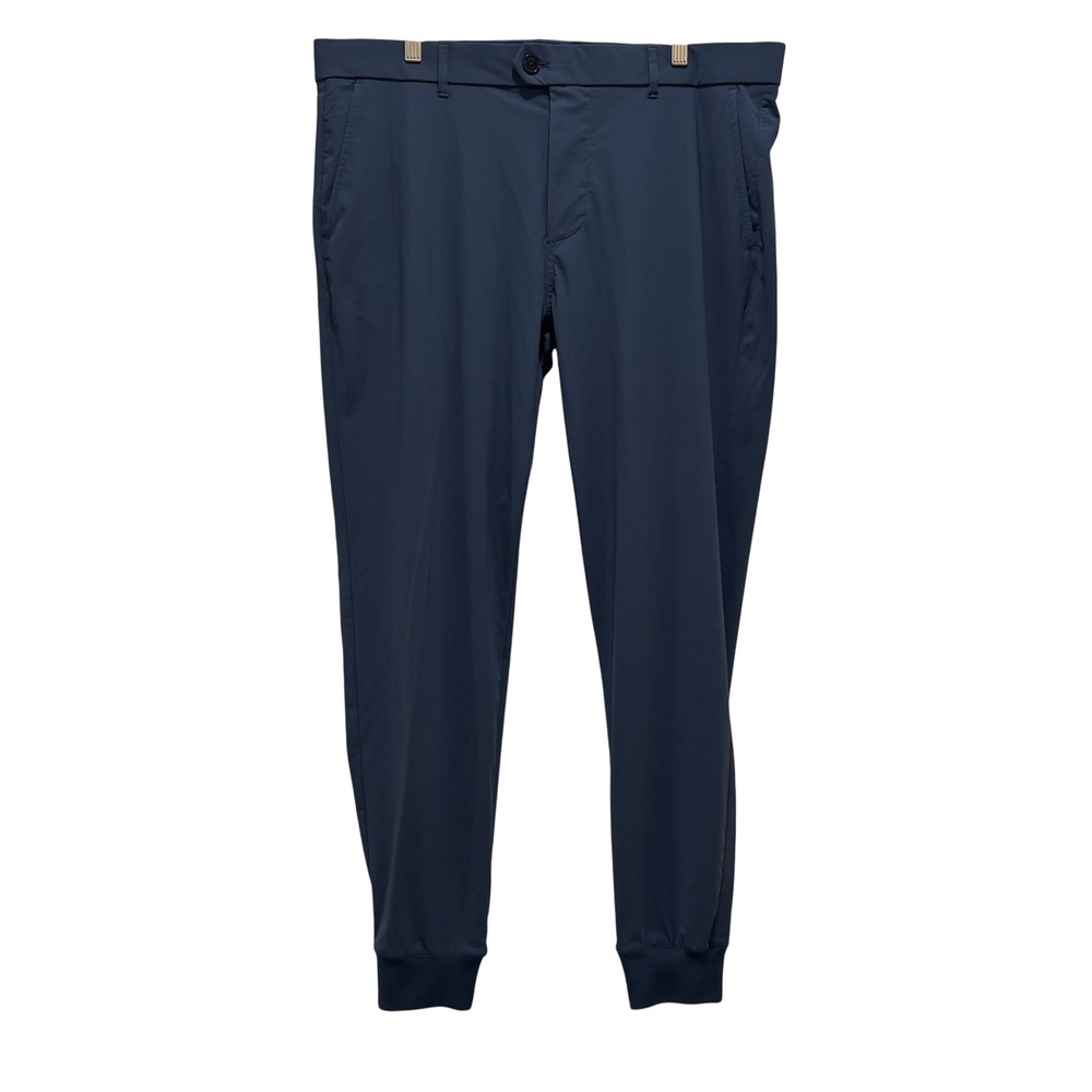 Greyson Montauk Chino Joggers Mens‎ 36 Navy Blue Performance Golf Pants Athetic